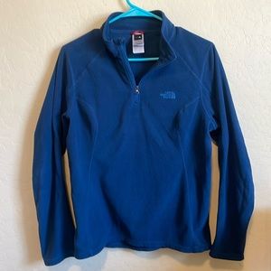 The North Face Blue Fleece Jacket Large